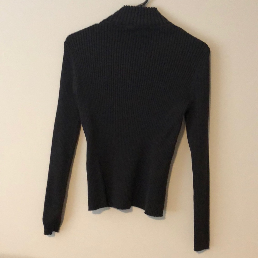 Form fitting cute turtle neck sweater
